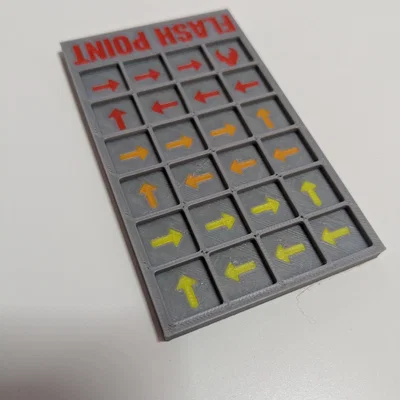 Khay theo dõi thiệt hại cho board game Flash Point Fire Rescue
