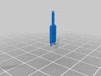 Mô hình tên lửa vũ trụ KSP Moon Rocket in 3D đẹp mắt - Image 1