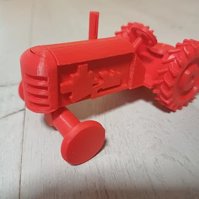 Mô hình đồ chơi máy cày mini
