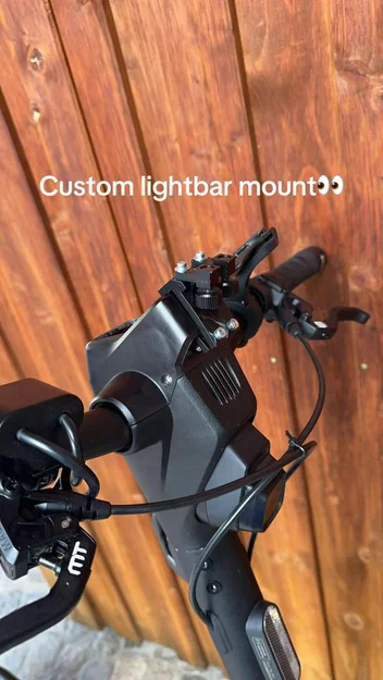 Ngàm gắn đèn LED Bar (Lightbar) cho Ninebot GT3 - Image 2