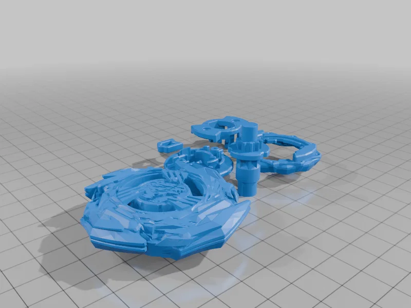 Mô hình con quay Beyblade Burst tự in 3D cực chất - Image 1