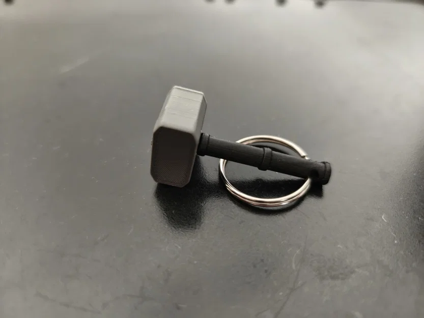 Móc khóa búa thần Viking - Mô hình in 3D độc đáo - Image 1