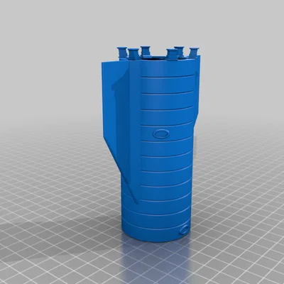 Bộ mô hình tên lửa thử nghiệm SpaceX - File in 3D chi tiết