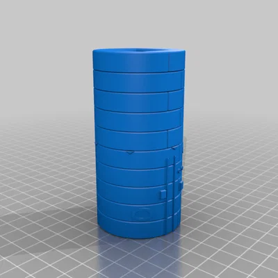 Bộ mô hình tên lửa thử nghiệm SpaceX - File in 3D chi tiết