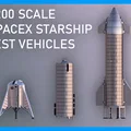 Bộ mô hình tên lửa thử nghiệm SpaceX - File in 3D chi tiết - Thumbnail 6