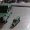 Mô hình đồ chơi xe tải chở hàng (cargo van) - Thumbnail 1