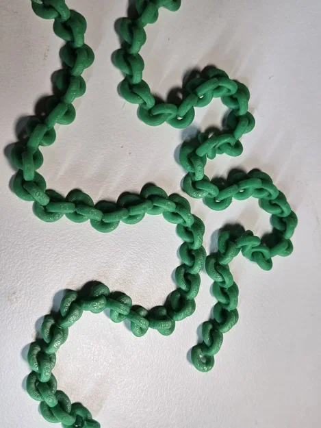 Mô hình dây xích 3D (Another Long Chain) - Thiết kế in liền khối - Image 1
