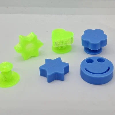 Bộ sưu tập charm hoa, ngôi sao, mặt cười, trái tim và chữ cái cho dép clogs