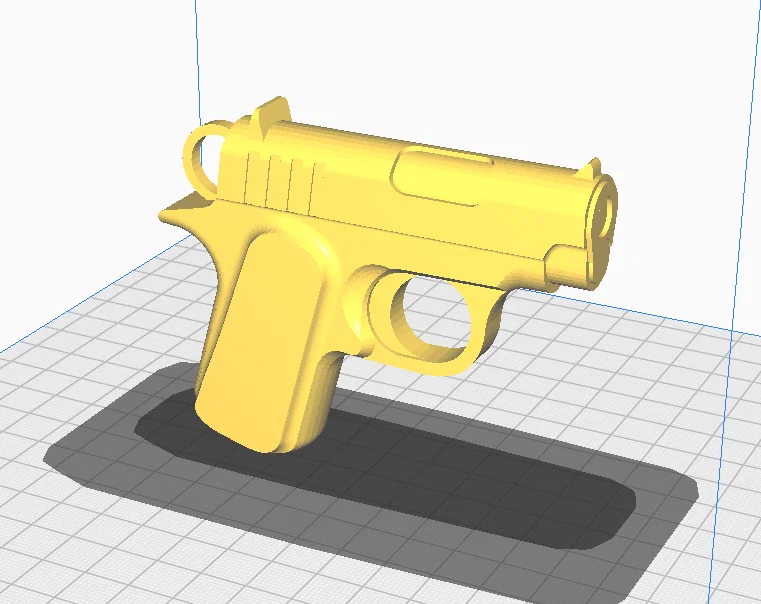 Mô hình móc khóa Colt M1911 thu nhỏ - File in 3D độc đáo - Image 1