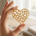 Trái Tim Trang Trí Phong Cách Voronoi - Thumbnail 1