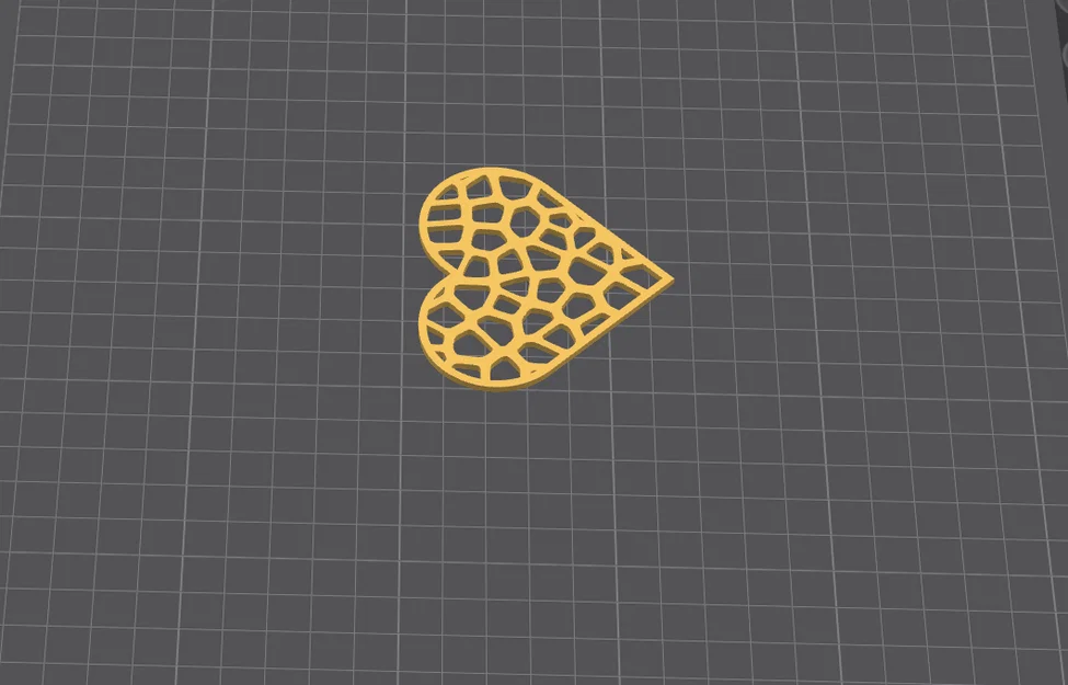 Trái Tim Trang Trí Phong Cách Voronoi - Image 3