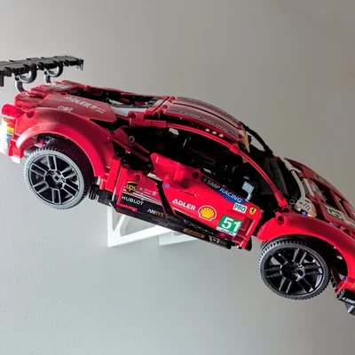 Thanh trượt treo tường 3D cho LEGO Technic Ferrari 488 GTE