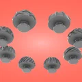 Charm Clog Bán Cầu Hình Học – Tinh Tế Với In 3D - Thumbnail 5