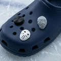 Bộ Charm Clog Chủ Đề Ice Hockey - Bóng Puck, Mặt Nạ Thủ Môn Cổ Điển và Hiện Đại - Thumbnail 1