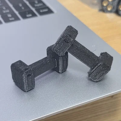 Mô hình tạ tay mini độc đáo - Phụ kiện in 3D cho dân tập gym