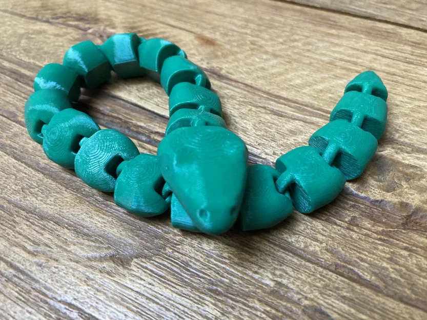Mô hình con rắn Fidget Snake cử động linh hoạt in 3D - Image 1