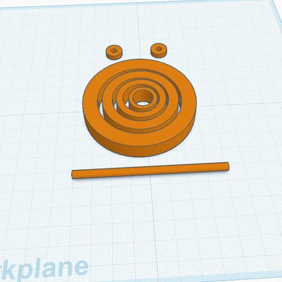 Mô hình đồ chơi xoay Fidget vòng tròn in 3D độc đáo