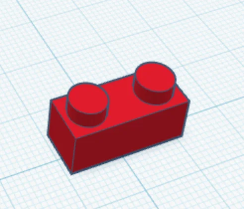 Mô hình viên gạch Lego 3D - File STL in 3D chất lượng cao - Image 1