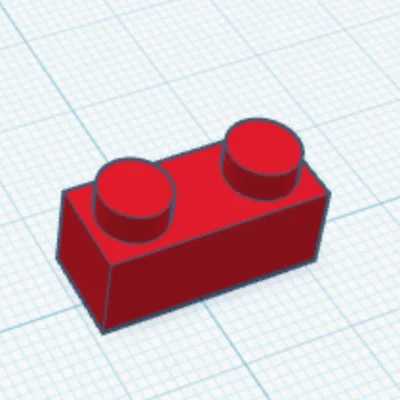 Mô hình viên gạch Lego 3D - File STL in 3D chất lượng cao