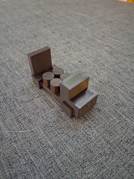 Mô hình xe tải chở kiện cỏ khô 3D in dễ dàng - Image 1