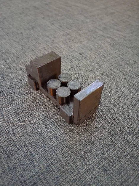 Mô hình xe tải chở kiện cỏ khô 3D in dễ dàng - Image 2