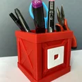 Hộp đựng bút hình thùng gỗ phong cách Roblox in 3D độc đáo - Thumbnail 6
