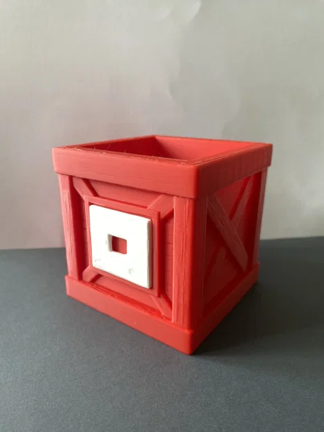 Hộp đựng bút hình thùng gỗ phong cách Roblox in 3D độc đáo - Image 7