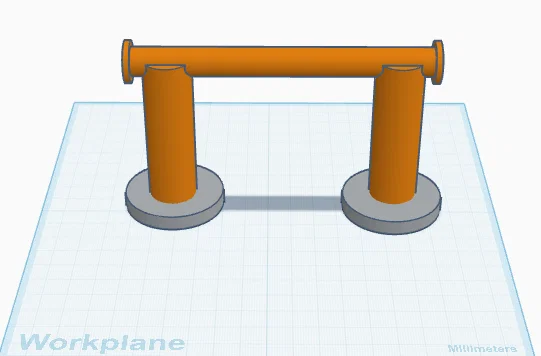 Giá đỡ cuộn nhựa in 3D (Filament Holder) tối giản, tiện dụng - Image 1