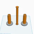 Giá đỡ cuộn nhựa in 3D (Filament Holder) tối giản, tiện dụng - Thumbnail 2