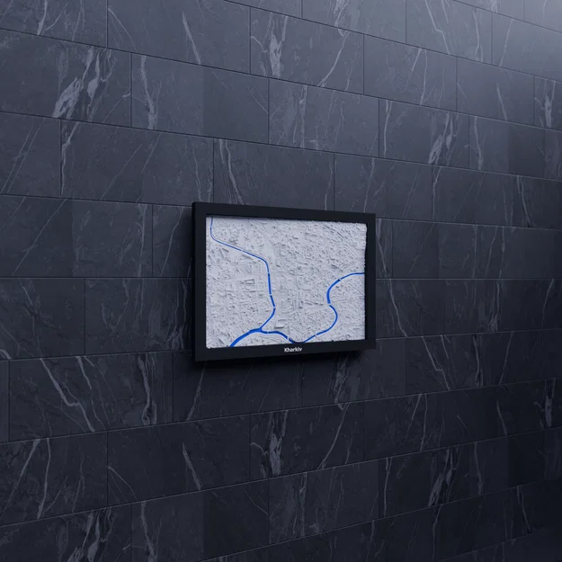 Kharkiv, Ukraine - Mô hình địa hình 3D thu nhỏ - Image 7