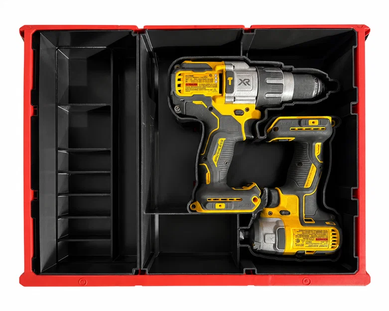 Khay Chứa Đồ Milwaukee Packout 3 Ngăn (Trống - Phía Trái) - Image 5