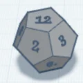 Bộ sưu tập xúc xắc đa diện 3D - D6, D12, D20 cho board game - Thumbnail 3