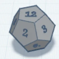 Bộ sưu tập xúc xắc đa diện 3D - D6, D12, D20 cho board game