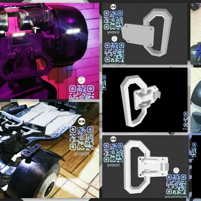 Tay cầm gập LiftLock cho Exway Atlas Pro (Bản remix từ superGeometry)