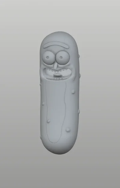 Mô hình 3D Pickle Rick trang trí bàn làm việc cực chất - Image 1