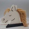 Mô hình ngựa DIY với bờm len thật - Thumbnail 1