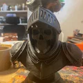 Tượng bán thân Hiệp sĩ Bộ xương - Skeleton Knight (Mô hình 3D) - Thumbnail 5