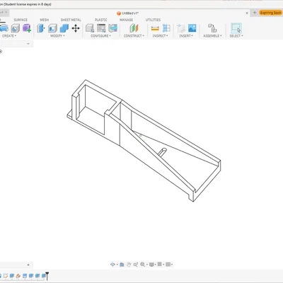 Phụ kiện chia ngăn kéo tủ Cabinet Drawer Piece in 3D