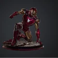 Mô hình 3D Iron Man tư thế siêu anh hùng cực chất - Thumbnail 1
