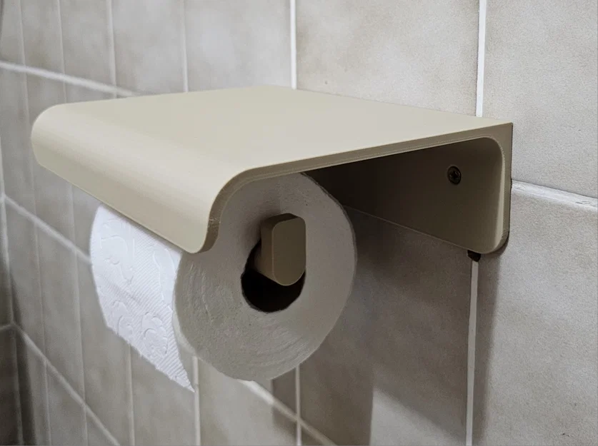 Hộp đựng giấy vệ sinh kèm kệ để điện thoại cỡ lớn - Image 1