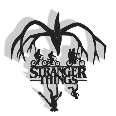 Mô hình trang trí treo tường Stranger Things cho fan hâm mộ