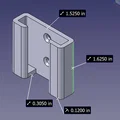 Giá Treo Tường Nhỏ Gọn Cho Remote Mỏng - Thumbnail 2