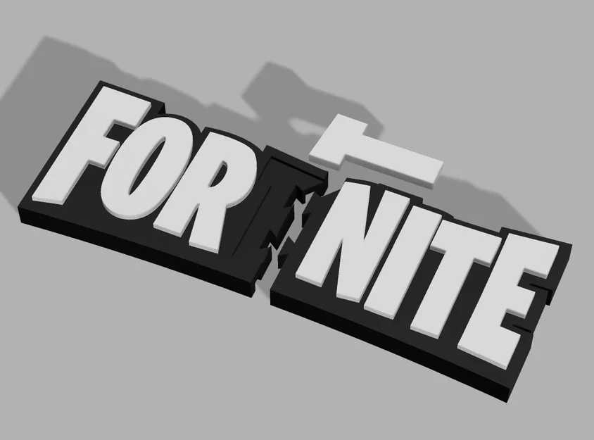 Mô hình bảng hiệu 3D Fortnite, thiết kế dạng tách rời cỡ lớn - Image 2