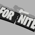 Mô hình bảng hiệu 3D Fortnite, thiết kế dạng tách rời cỡ lớn - Thumbnail 2