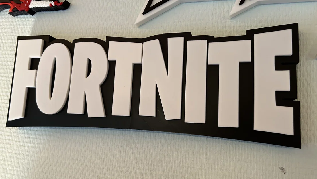 Mô hình bảng hiệu 3D Fortnite, thiết kế dạng tách rời cỡ lớn - Image 5