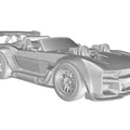 Mô hình xe đua Roadster American Style Racing cực ngầu cho in 3D - Thumbnail 2