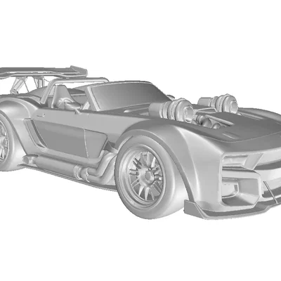 Mô hình xe đua Roadster American Style Racing cực ngầu cho in 3D