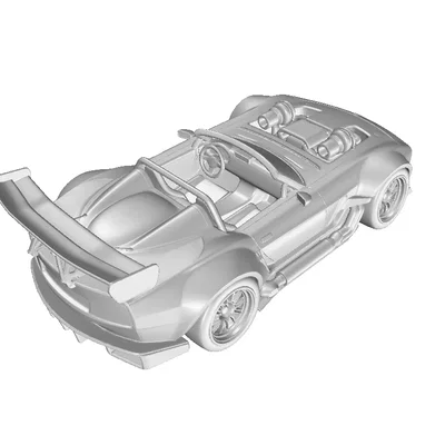 Mô hình xe đua Roadster American Style Racing cực ngầu cho in 3D