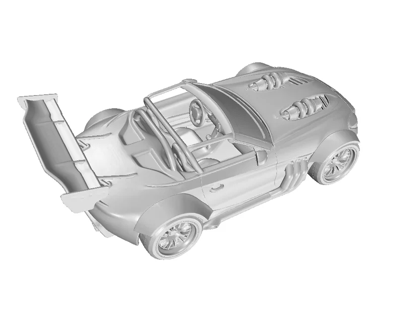 Mô hình xe đua Roadster American Style Racing in 3D chất lượng cao - Image 3