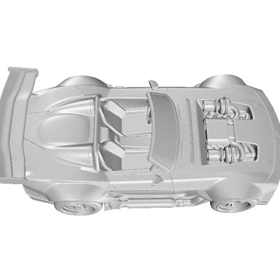 Mô hình xe đua Roadster American Style Racing cực ngầu cho in 3D